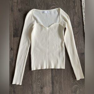 Khaite inspired off-shoulder top